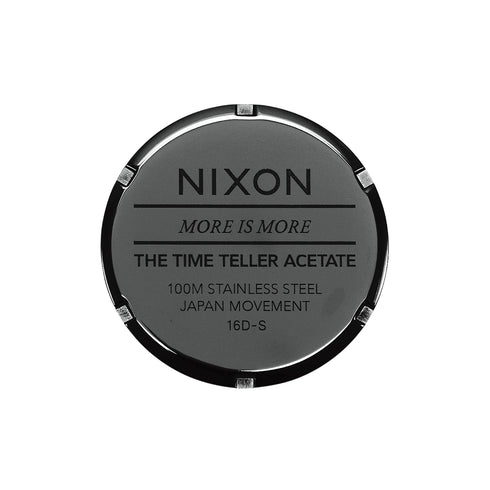 Nixon Time Teller Acetate - Tortoise - Streetart.fr
